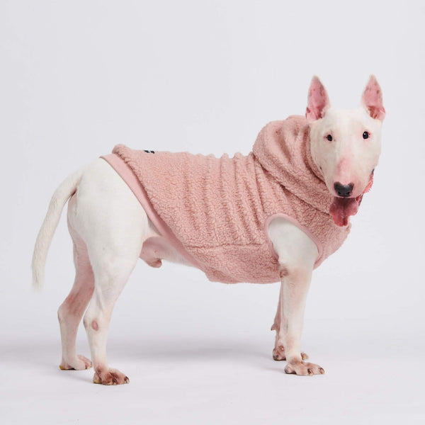 Teddy Sherpa Hundejacke - Rosa