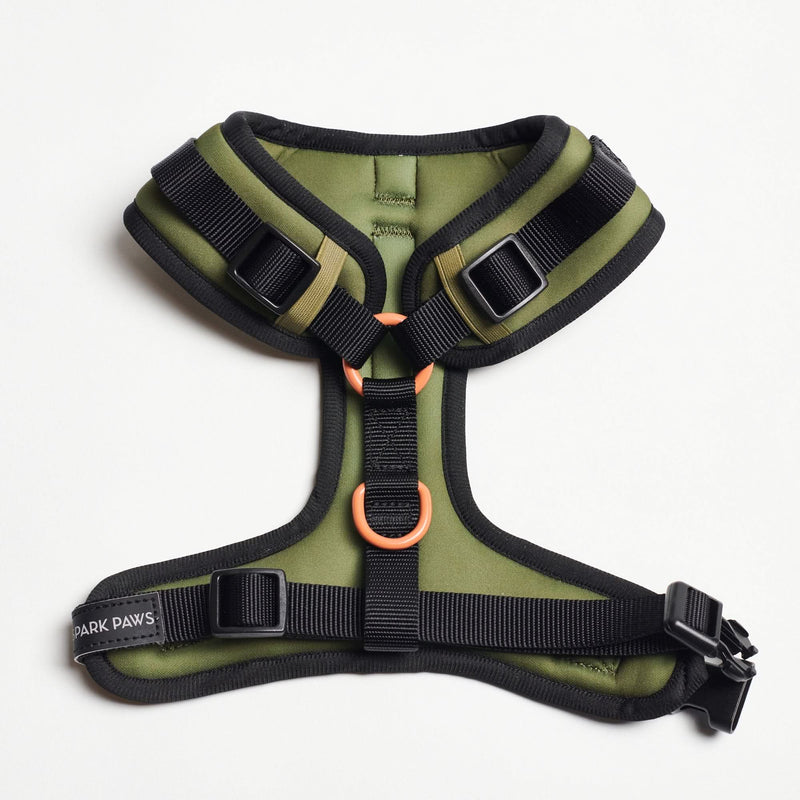 Superweiches Activewear Hundegeschirr - Grün