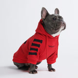 "WOOF" Hunde Hoodie - Rot